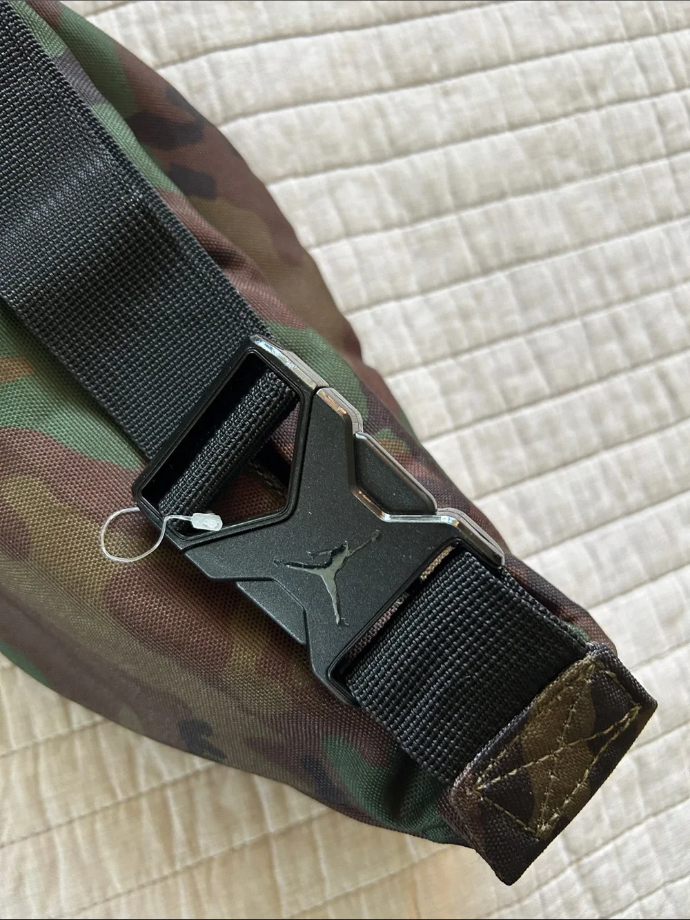 Jordan camo fanny pack, travel, safety streetwear bag unisex